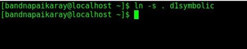 Create symbolic link in linux using ln command